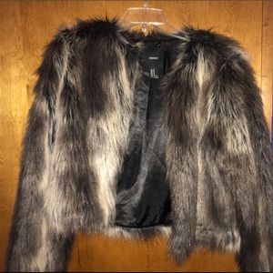 Forever 21 Jackets & Coats - Faux fur long sleeve cropped Jacket Forever 21 Jackets & Coats - Faux fur long sleeve cropped Jacket